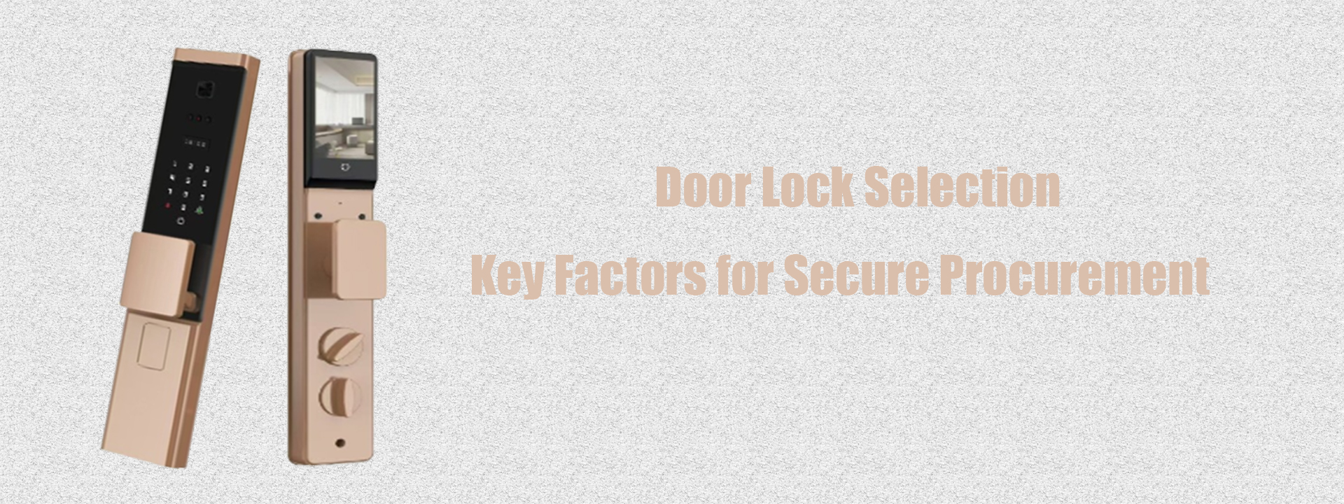 door lock selection a