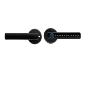 matte black door handles with lock 1