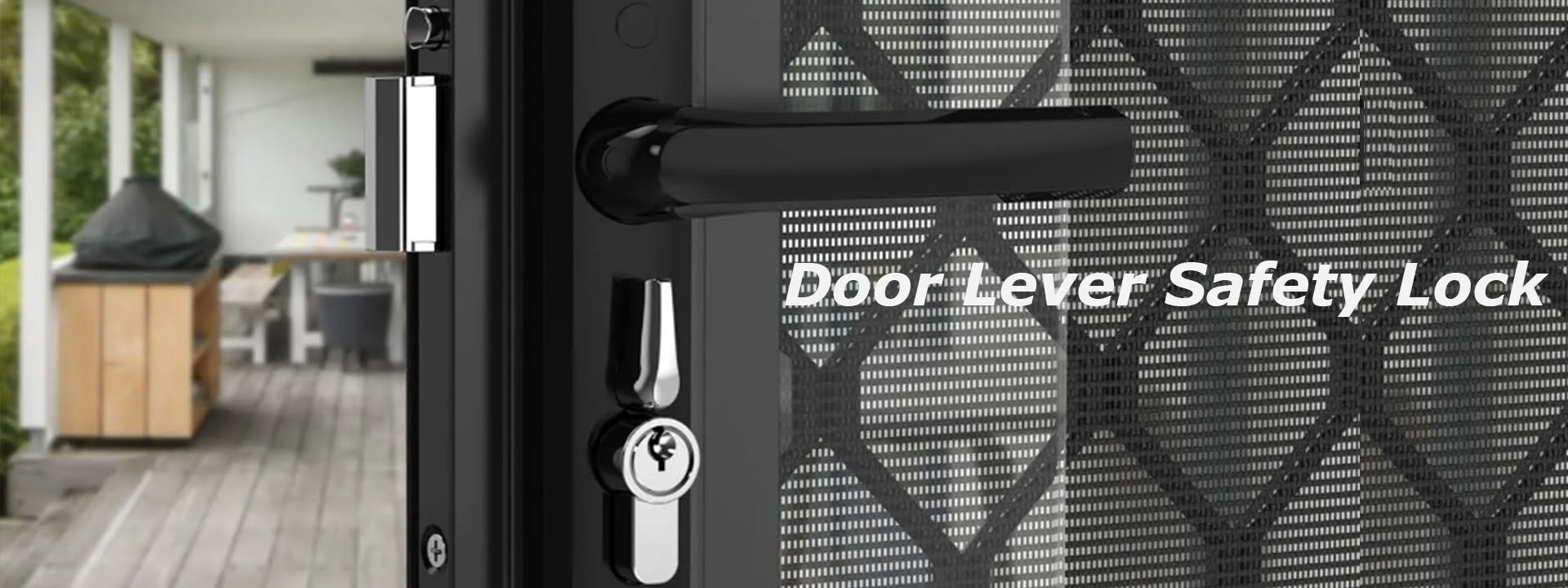 door lever safety lock