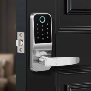 metal door lock